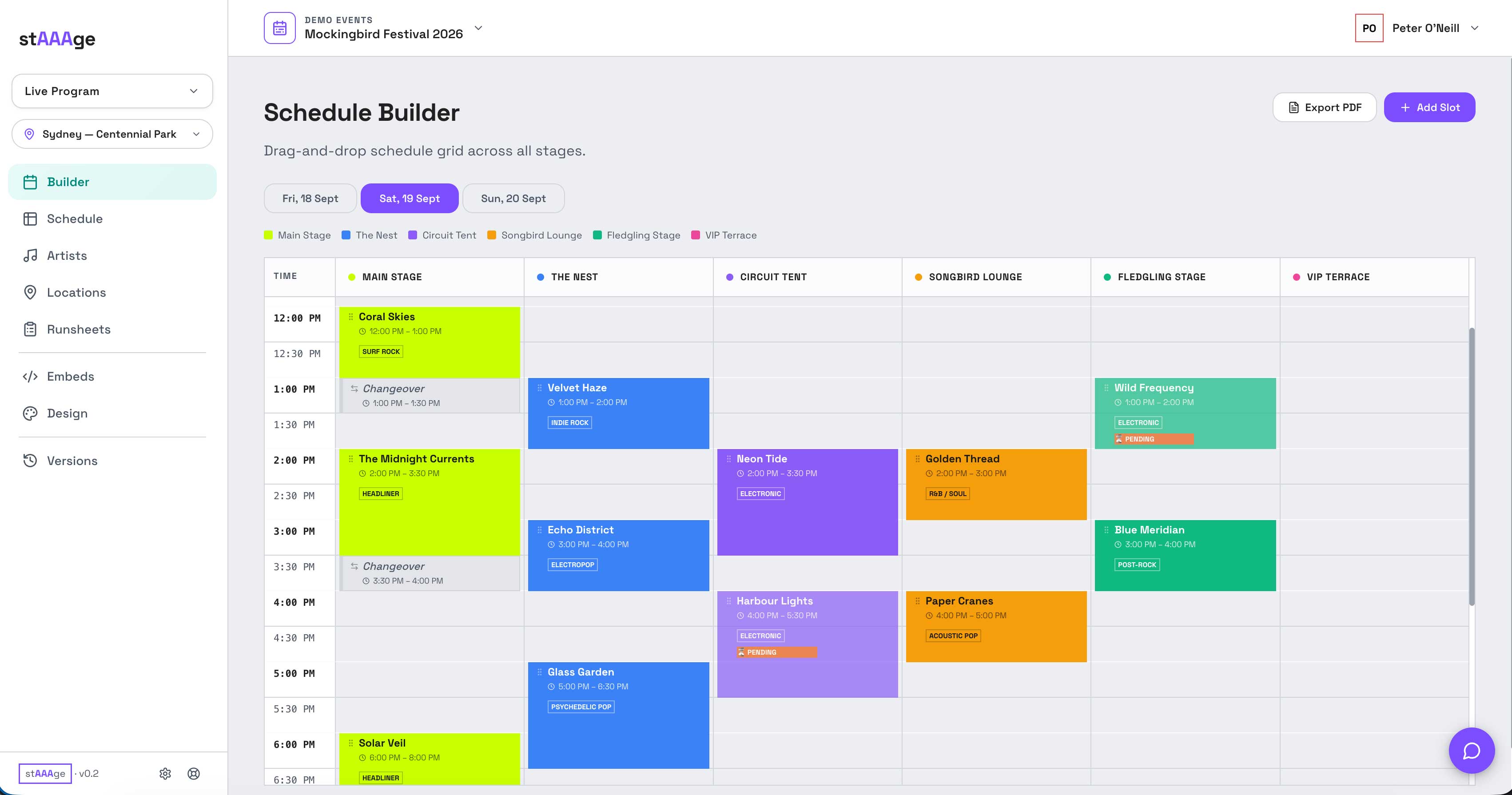 Schedule Builder